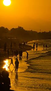 The coastal walk at dusk
